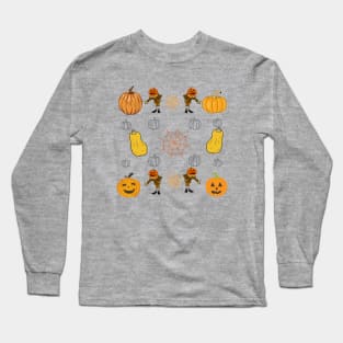 Pumpkin Head, Mug, Pin, Tote Long Sleeve T-Shirt